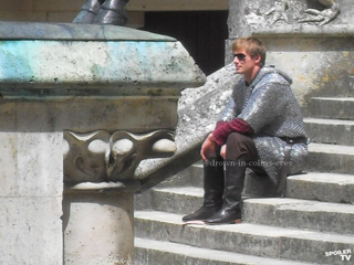 Illustration for article titled Merlin Series 5 Set Photos